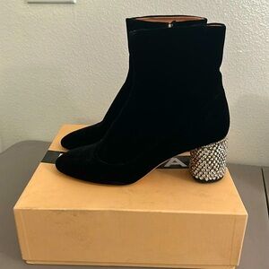 Black Rochas Heeled Boots
